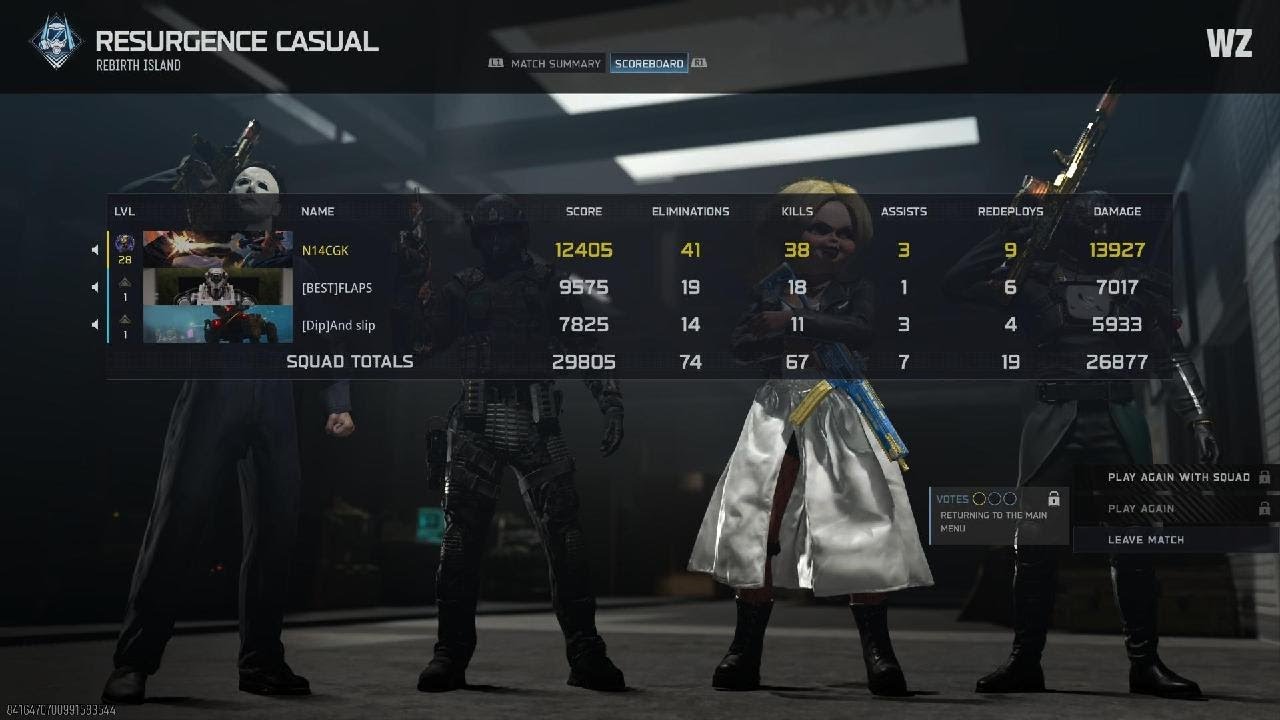 Warzone Casual 41 Kill Game