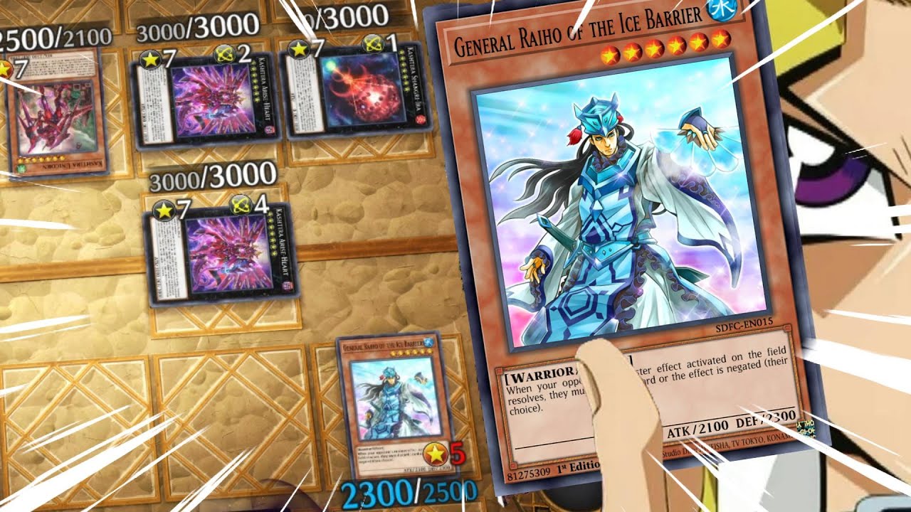WHEN YOU SUMMON GENERAL RAIHO OF THE ICE BARRIER IN YU-GI-OH! MASTER DUEL