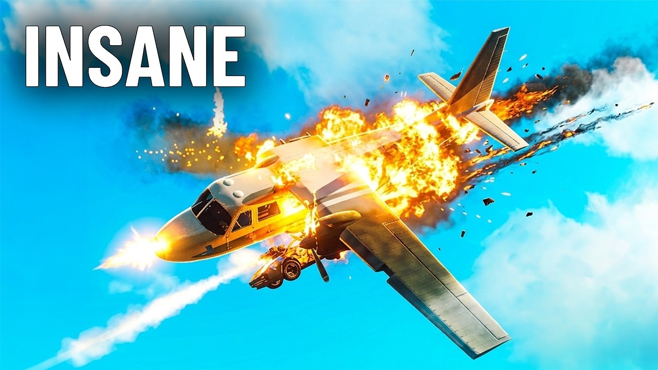 CRAZY PLANE LAUNCHER... Just Cause 4 Free Roam!