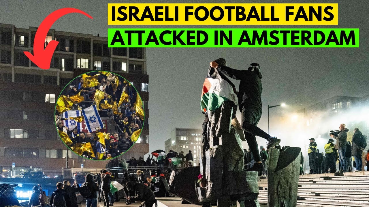 Watch this!! Violent Clashes in Amsterdam!!!Maccabi Tel Aviv Fans and Pro-Palestinian Groups Collide