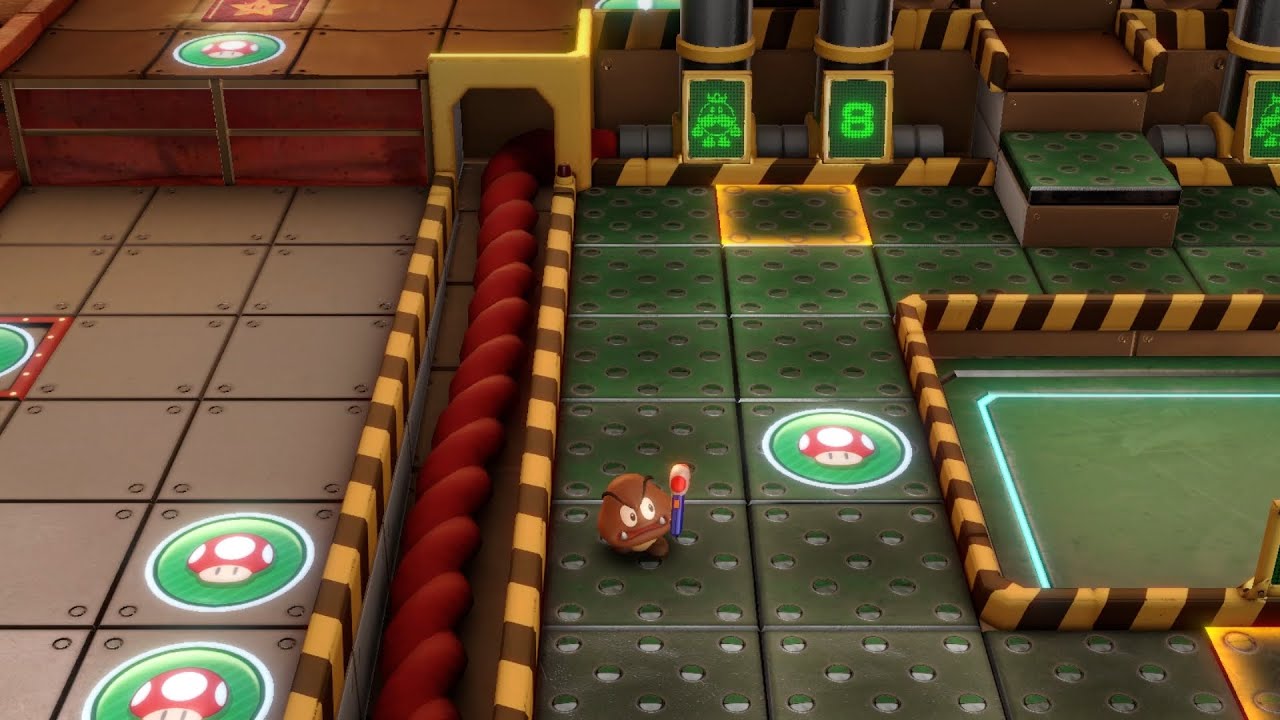 Super Mario Party Partner Party #2038 Gold Rush Mine Peach & Waluigi vs Goomba & Diddy Kong