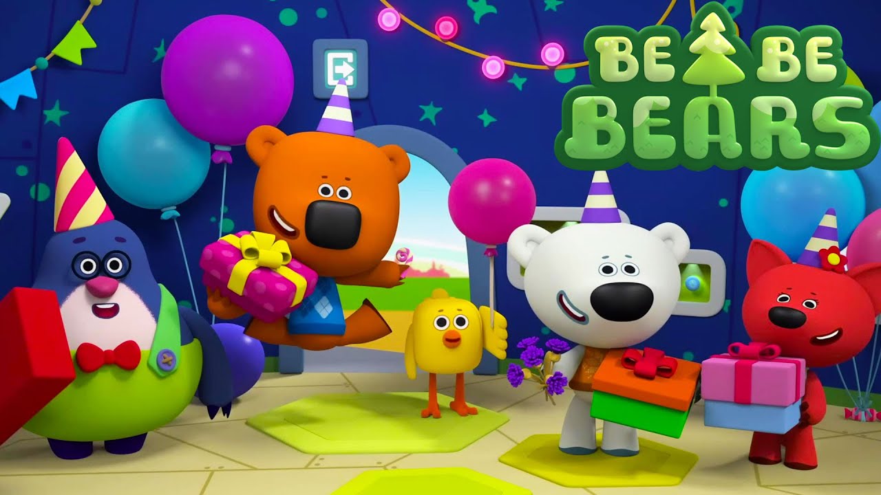 A never-ending birthday 🐻🐨 Be Be Bears Episodes Collection ⭐ Moolt Kids Toons Happy Bear
