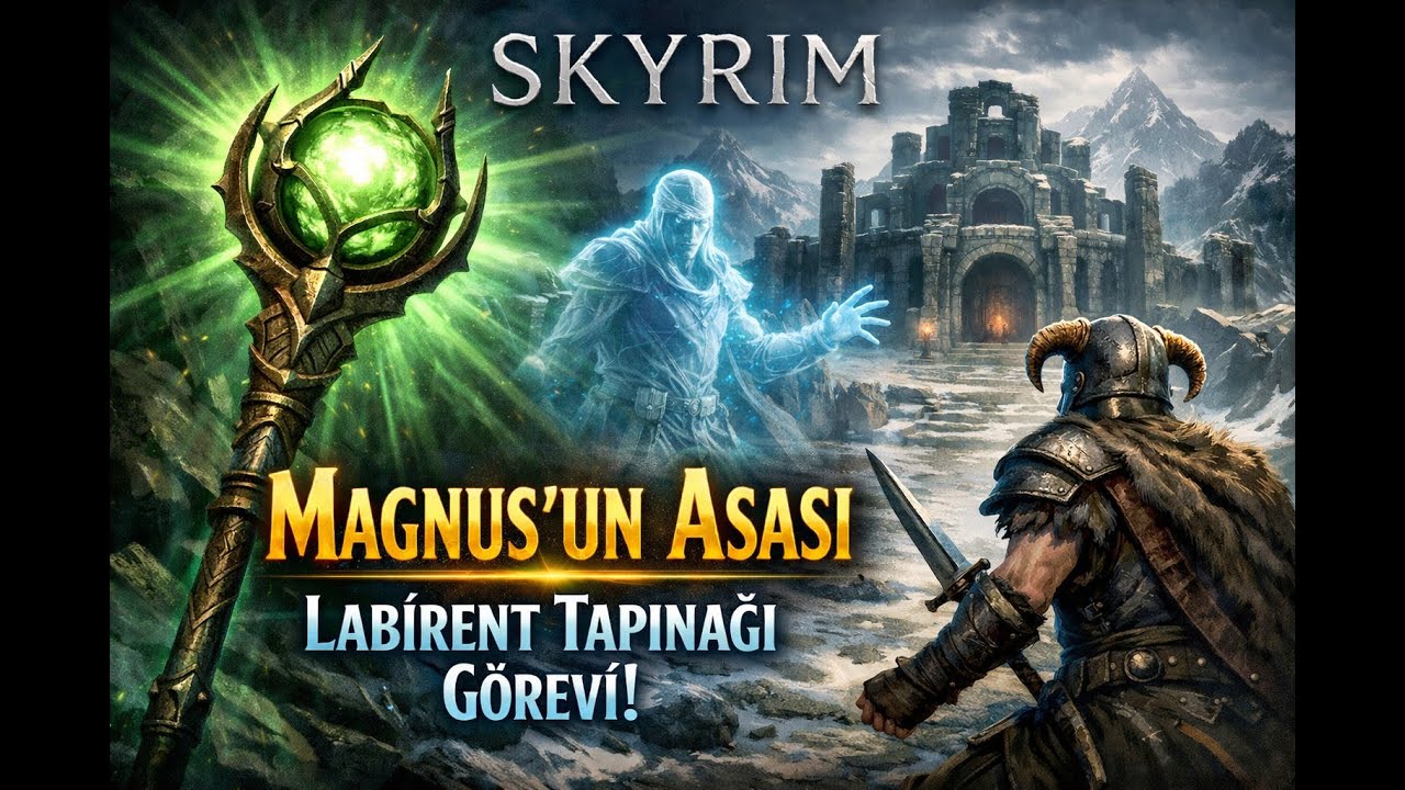 LABİRENT TAPINAK GÖREVİ - BÜYÜCÜ- YAYIN ÖZETİ- SKYRIM