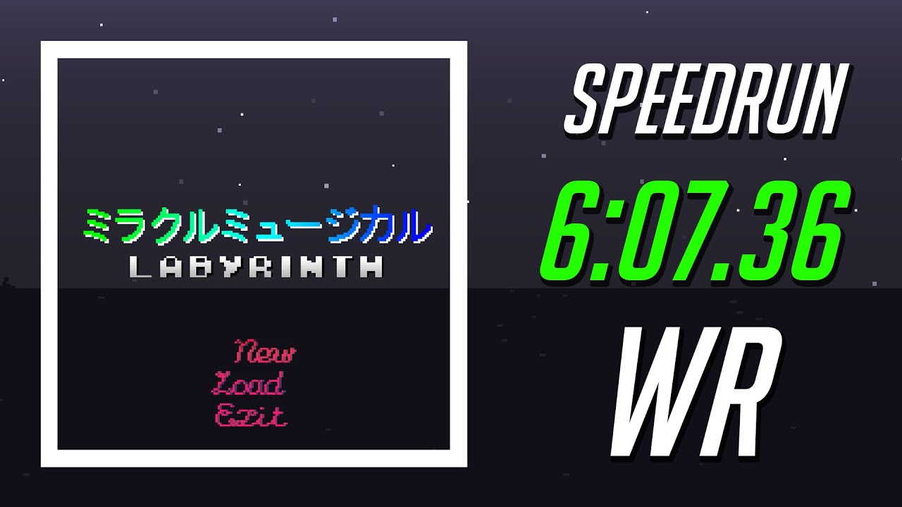(Former WR) Labyrinth Any% Speedrun in 6:07.36 (Miracle Musical Game)