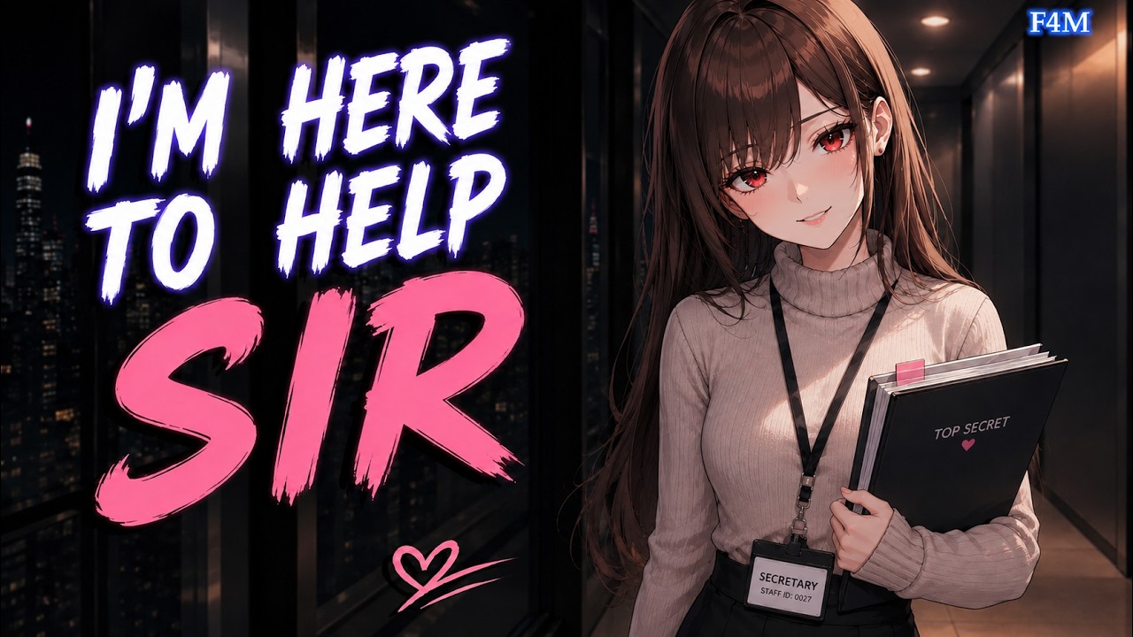 Flirty Yandere Secretary Wants You | F4M | Yandere | Obsession | Working Late | ASMR Roleplay
