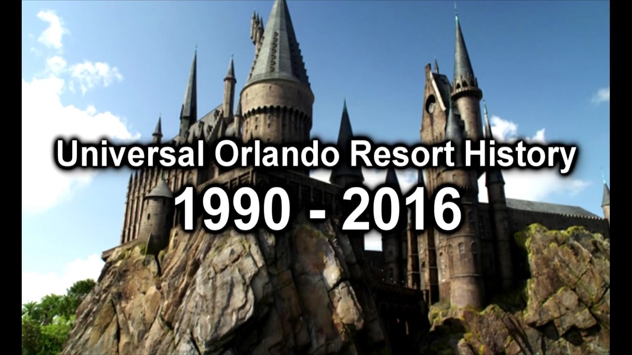 Universal Orlando Resort History 1990 - 2016