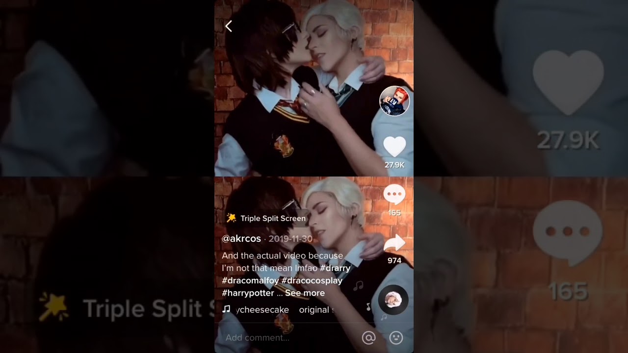 TikTok of AKrCos and Lemon Lemon