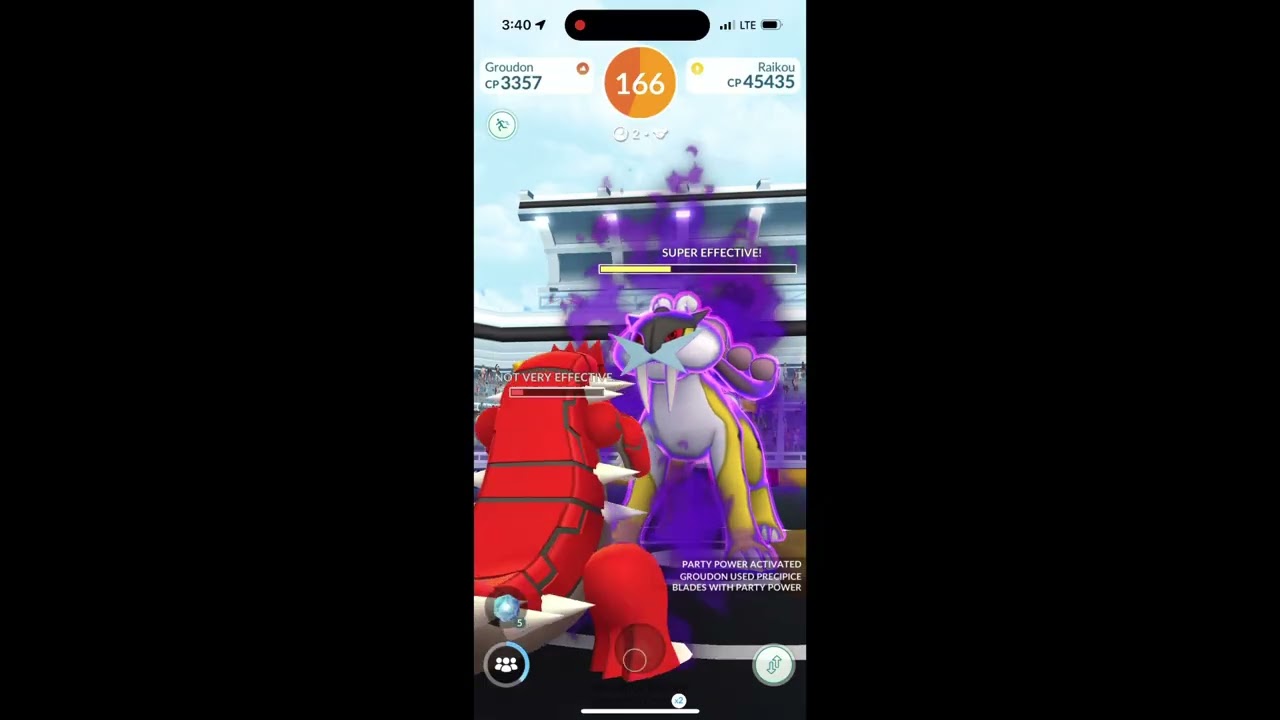Volt switch/wild charge shadow raikou duo Pokemon go (no gem)
