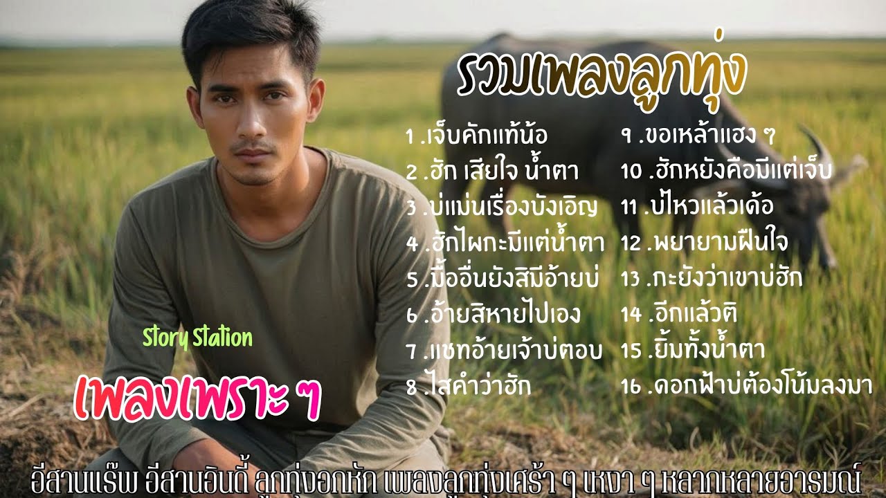 รวมเพลงลูกทุ่ง เพลงเพราะ ๆ อีสานอินดี้ เพลงใหม่ ฟังยาว ๆ เรียกน้ำตา : Story Station