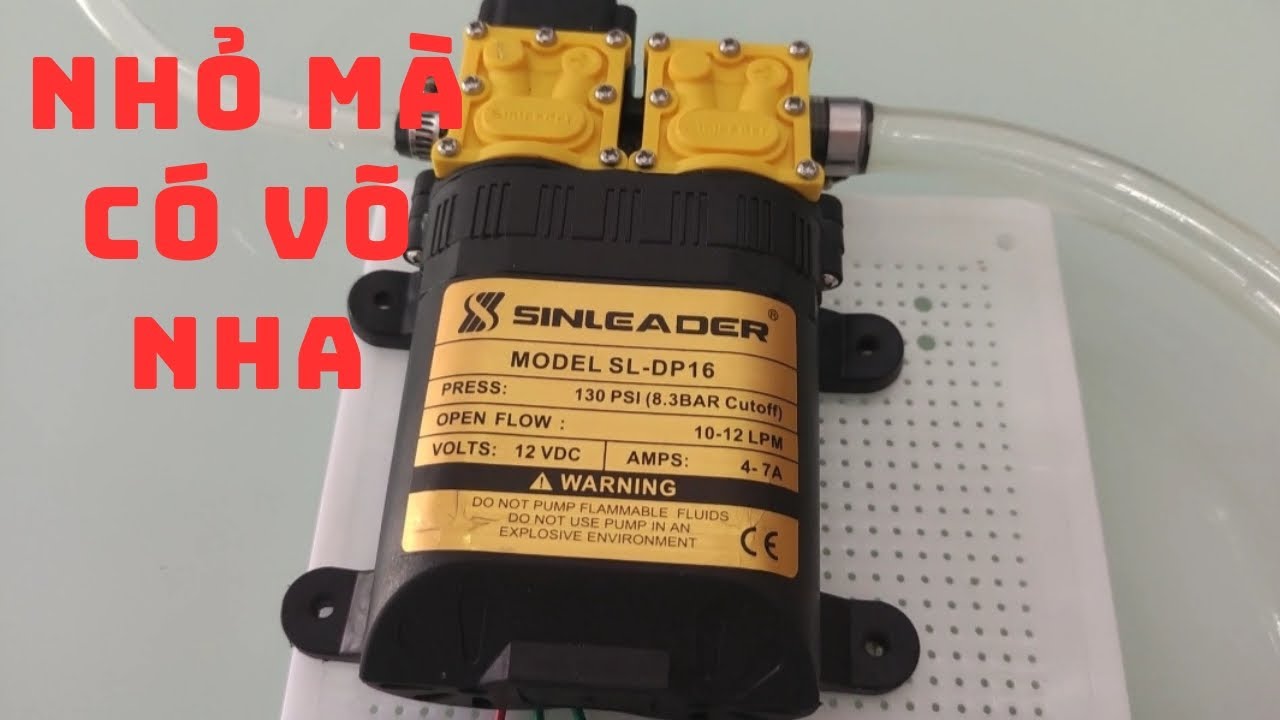 Máy bơm đôi mini SINLEADER mạnh cỡ nào???