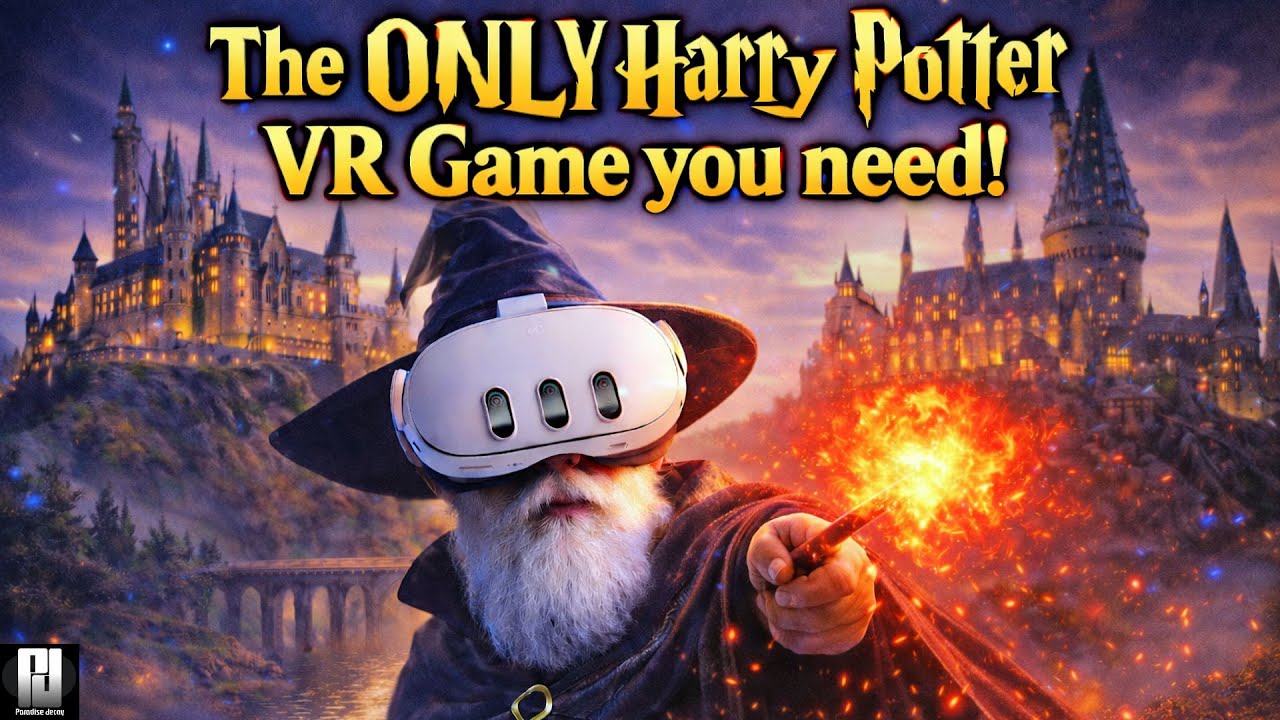 This is Harry Potter VR! #UEVR - NEW 6DoF / FirstPerson / RoomScale / Motion Control Profile!