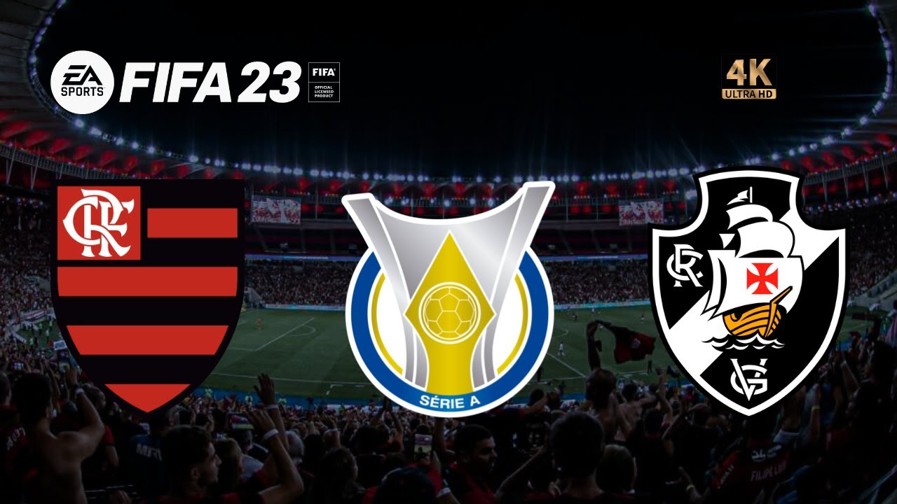 Flamengo x Vasco | FIFA 23 Gameplay | Brasileirão 2023 [4K 60FPS]