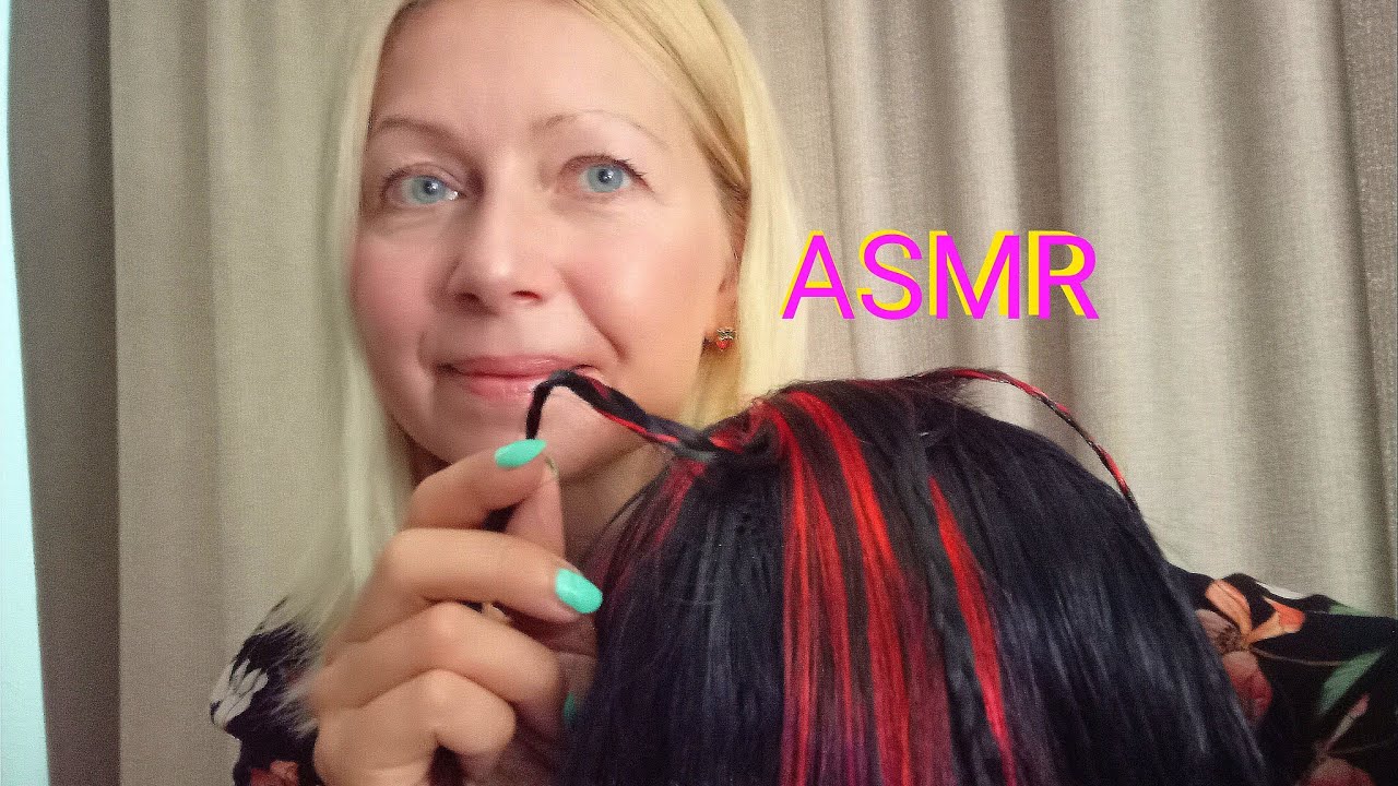 ASMR Заплетаю косички и рассказываю про себя в детстве😊