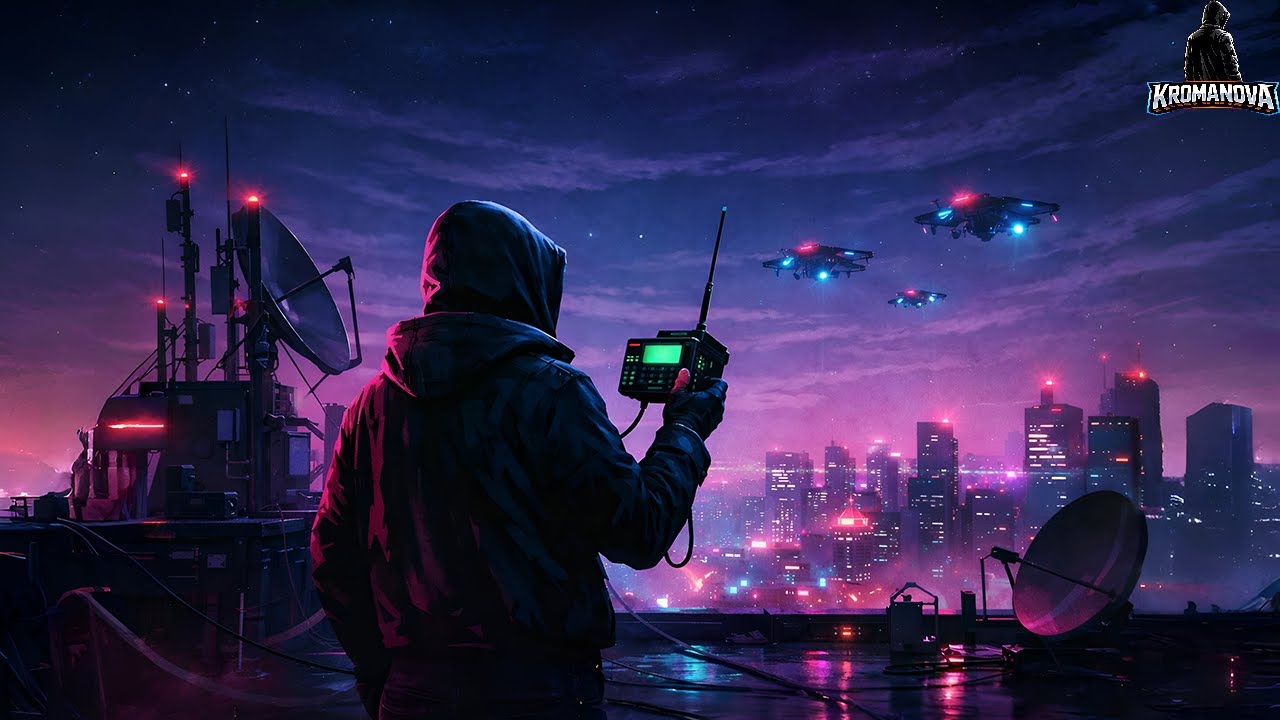 Cyberpunk Synthwave for Coding 🌌 Riotlight Horizons [Kromanova Synth]