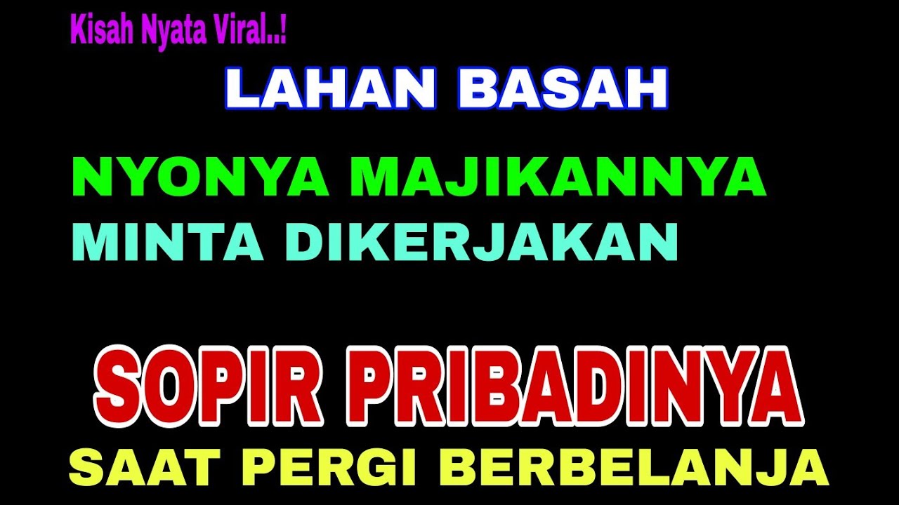 Aku Sangat Beruntung Menjadi Sopir Pribadinya || Kisah Nyata Tak Terduga