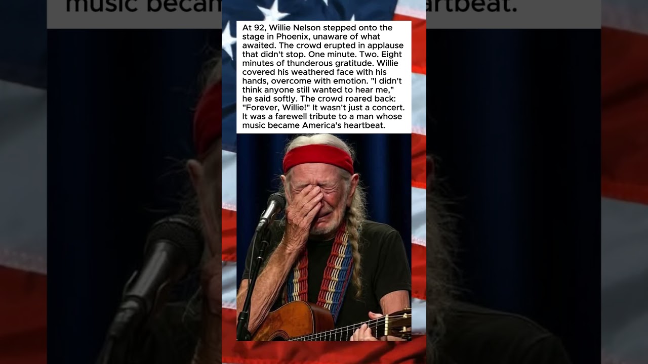 WILLIE NELSON'S TOUCHING FAREWELL CONCERT🫡