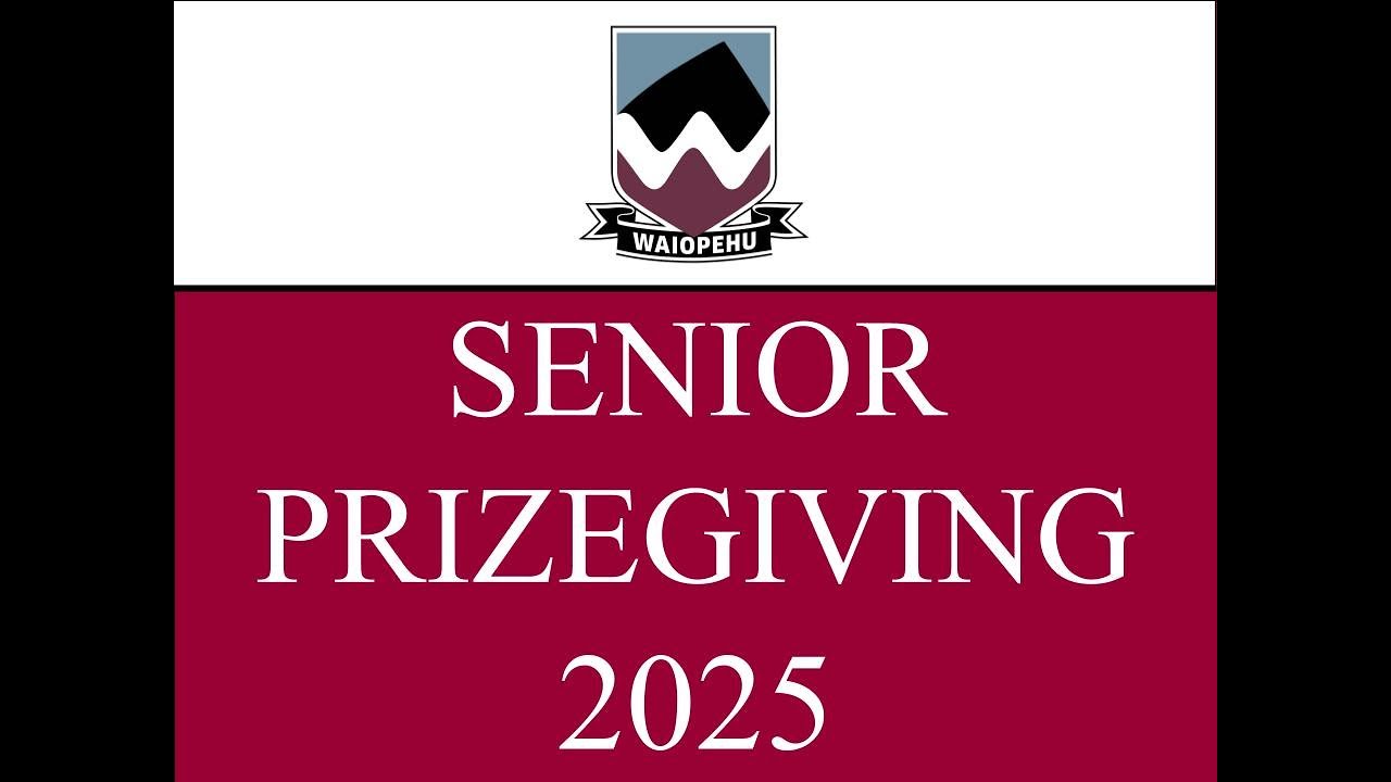 2025 Waiopehu College Senior Prizegiving