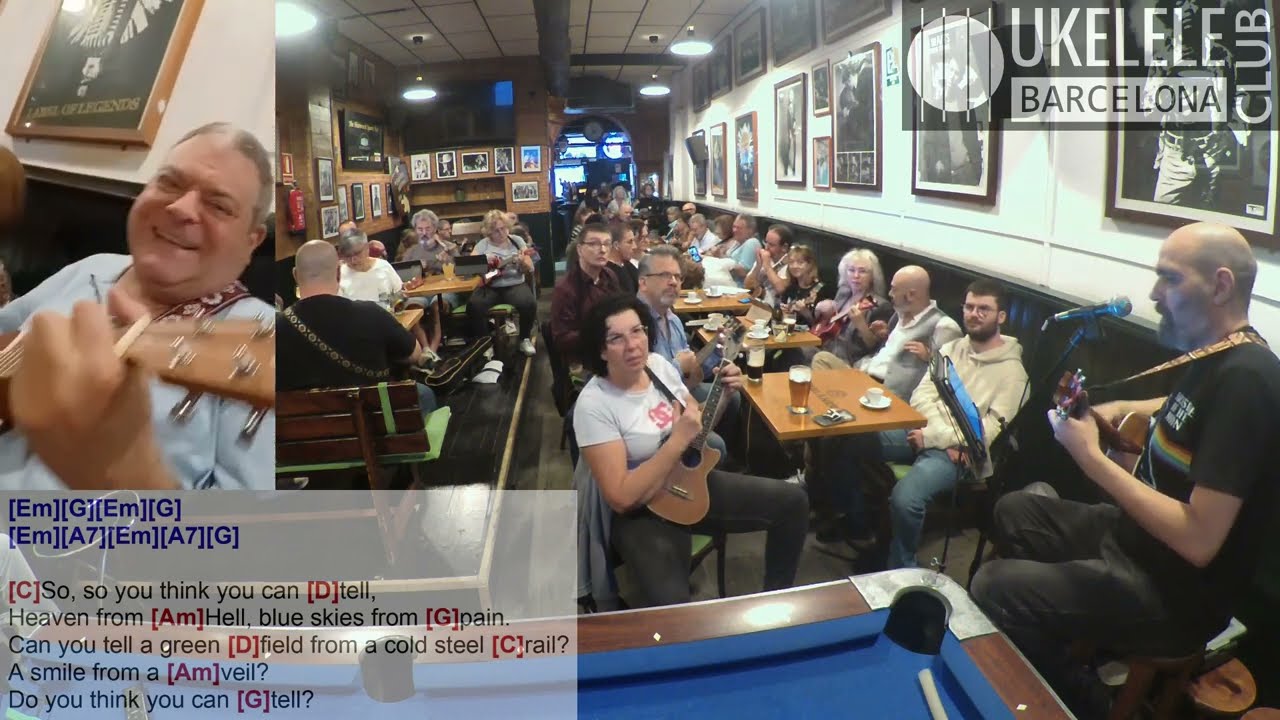 Pink Floyd UKULELE - Wish You Were Here / Another Brick in the Wall - Barcelona Ukelele Club