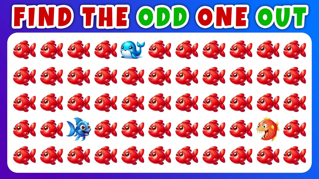 Find the ODD One Out 🐟🐠 Fish Edition | 30 Fast Quiz | Quiz Know