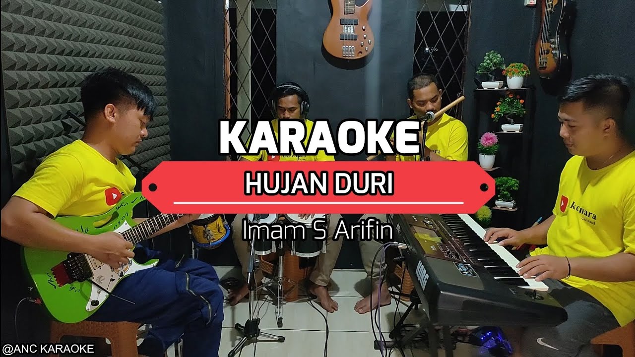 HUJAN DURI KARAOKE NADA COWOK Imam S Arifin