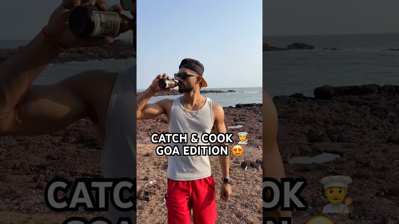 Catch & Cook 👨&zwj;🍳  Goa edition 🏖️ #fish #bbq #catchandcook #islandlife #cooking #goa