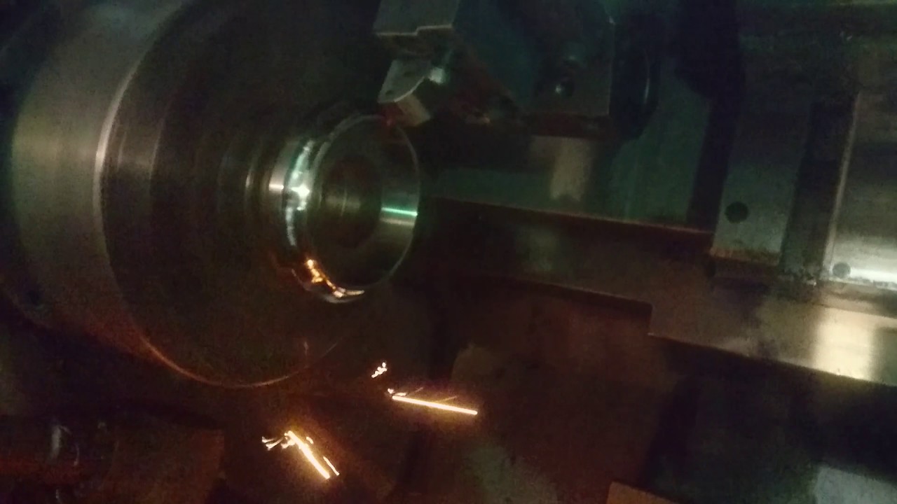 Hard turning 60RC 8620 steel with CBN inserts.