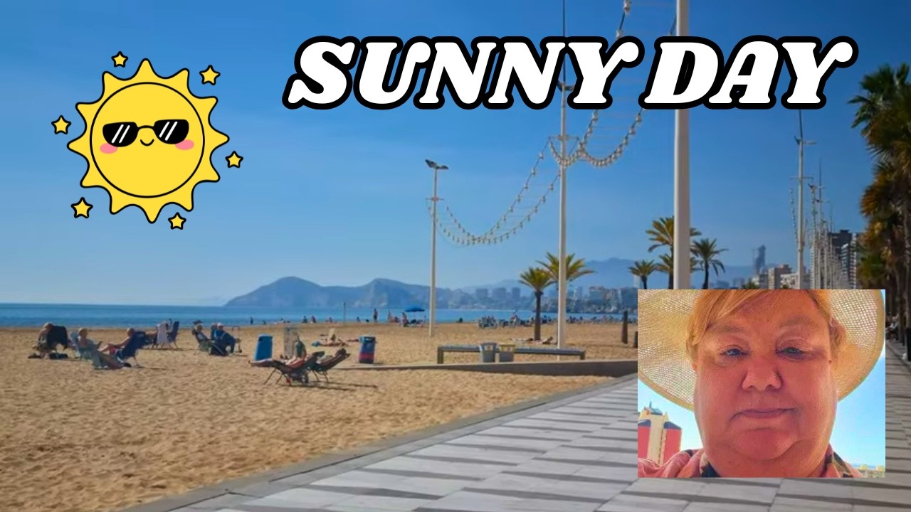 Warm Sunny Day on Levante Front Benidorm | Costa Blanca Travel #benidorm #levantebeach #costablanca