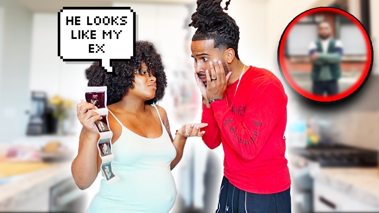 SAYING OUR BABY LOOKS LIKE MY EX TO SEE HIS REACTION 😱 *PRANK*