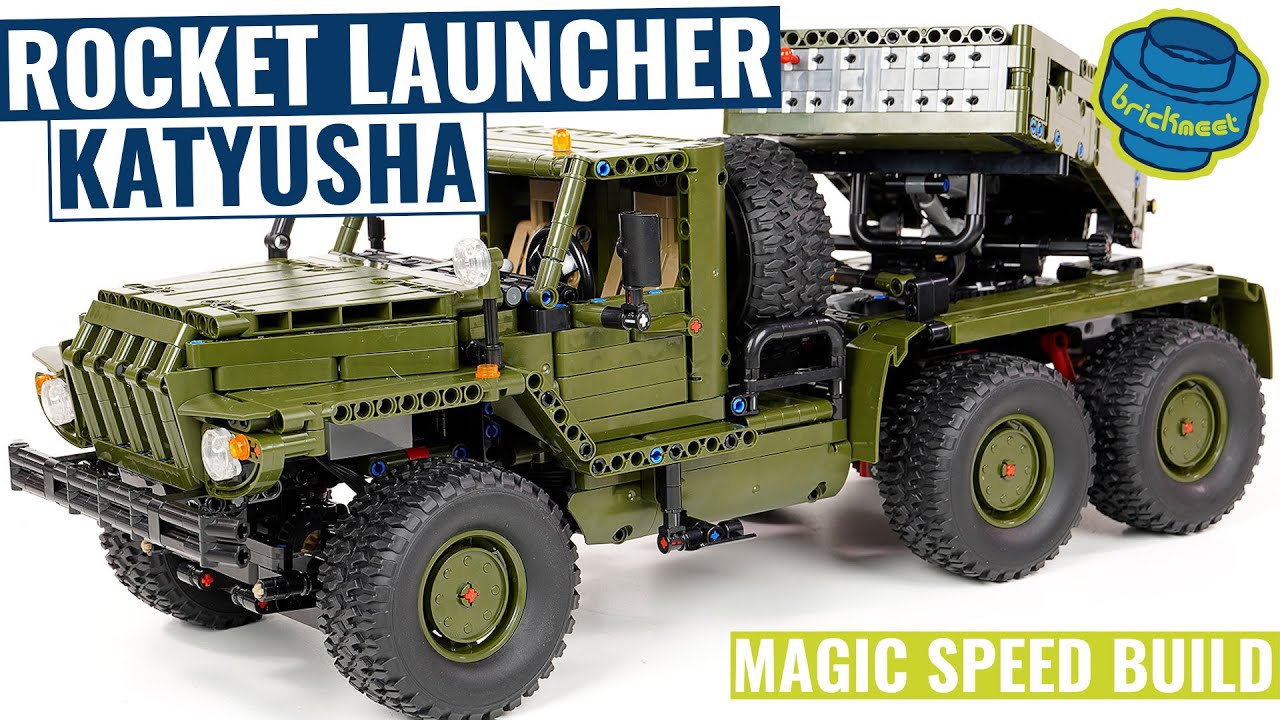 Katyusha Rocket Launcher with RC Firing - TGL T-4011 (Speed Build Review)