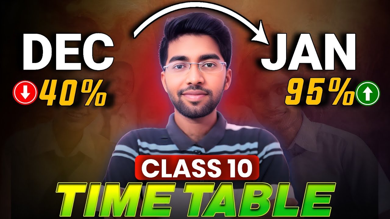 November To Final Board Exam TimeTable🔥Score 95% in 10th board exam | 10th class board exam 2025