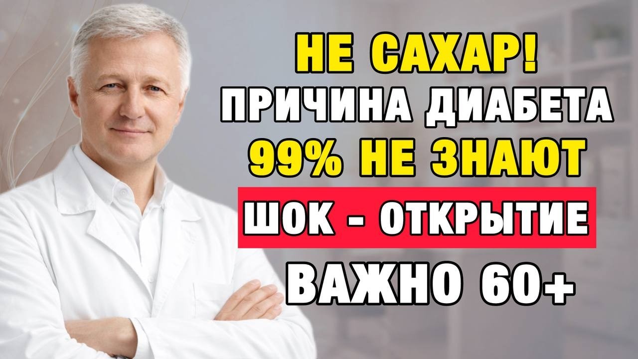 Вы боитесь сахара зря? 6 скрытых причин диабета после 50