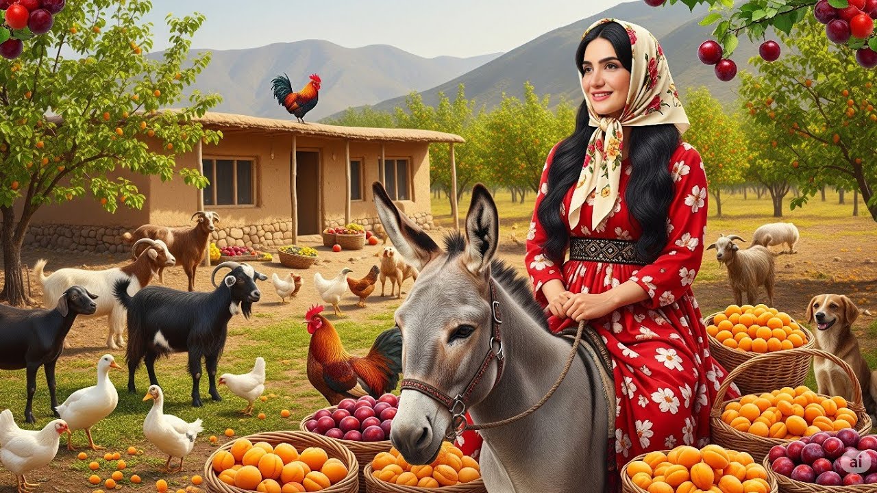 Village Life In Iran: Amazing Cooking & Donkey Riding