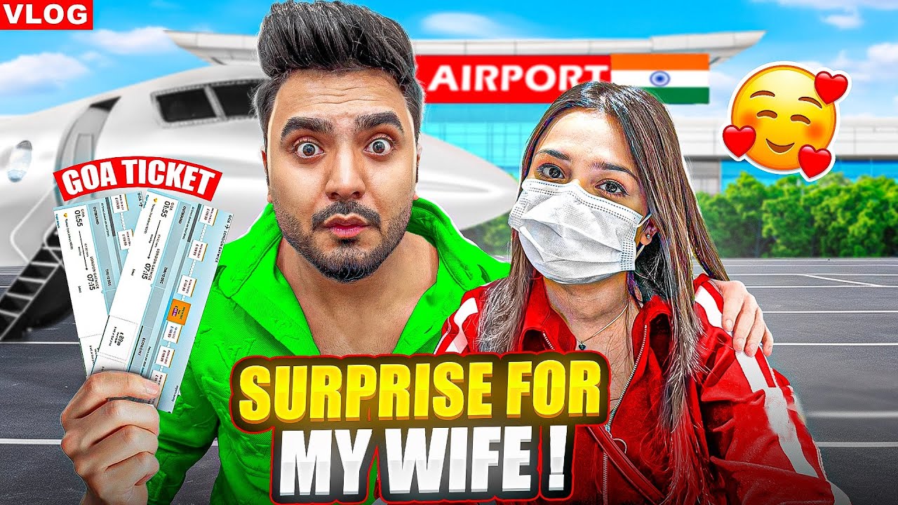 Pinnu ko diya big surprise😍flight ticket booked