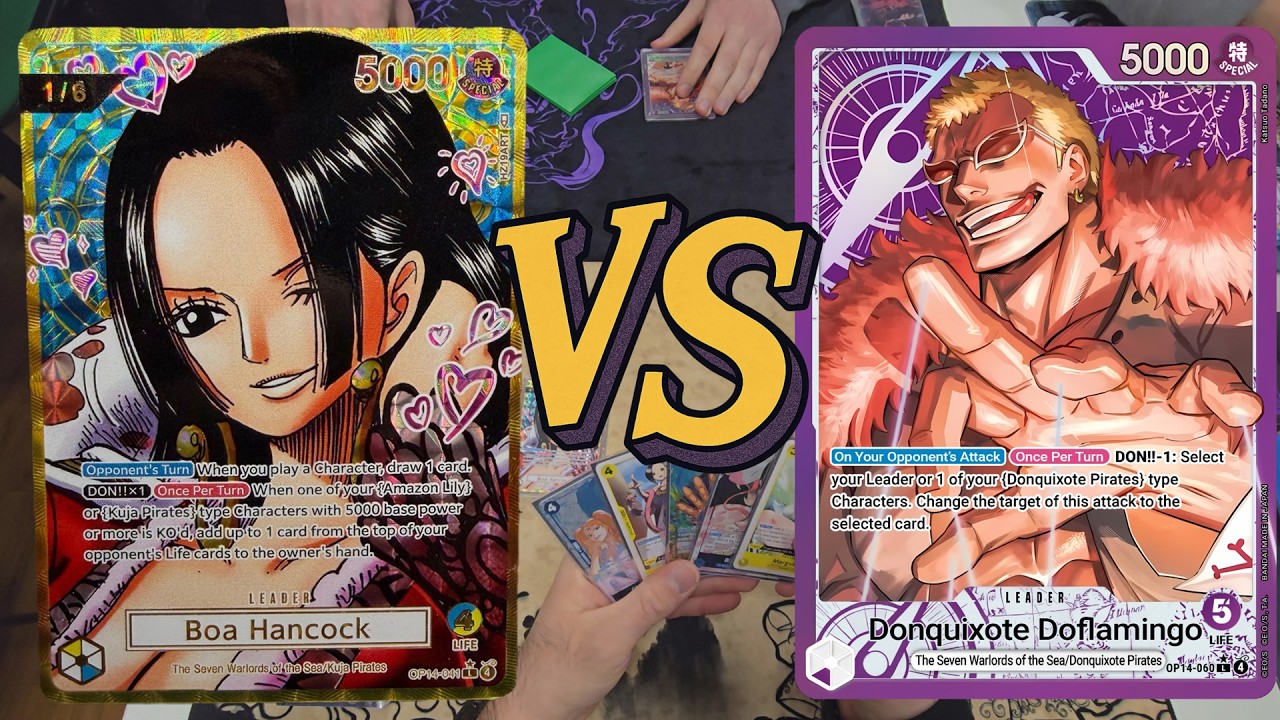 BY Boa Hancock vs Purple Doflamingo OP14