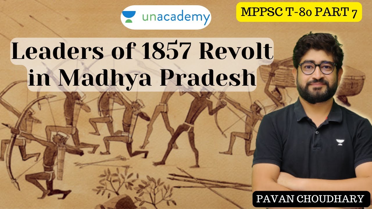 Leaders of 1857 Revolt in Madhya Pradesh | MPPSC Target - 80 | Part 7 | Pavan Choudhary