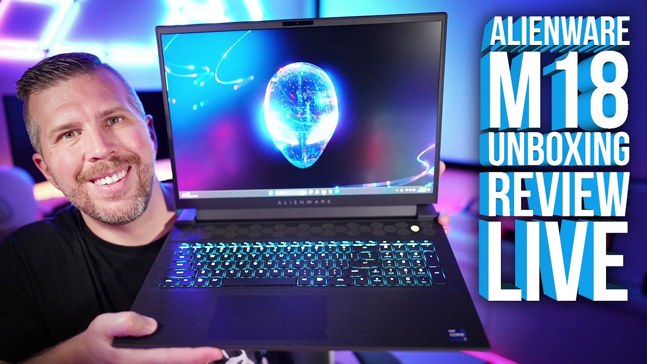 Alienware M18 Unboxing Review LIVE! 10+ Games, Undervolt, Overclock, Display Test, and More!
