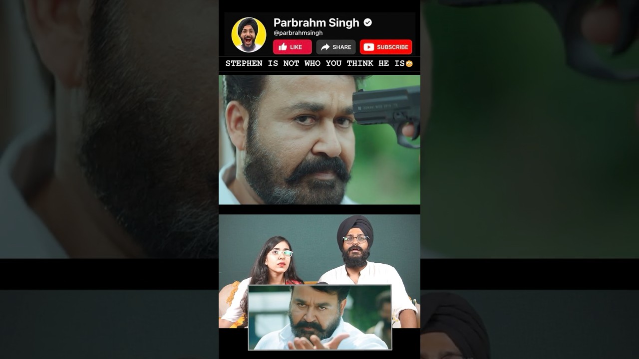 When Stephen Nedumpally Showed His Real Face! 😈🔥 #mohanlal #lucifer