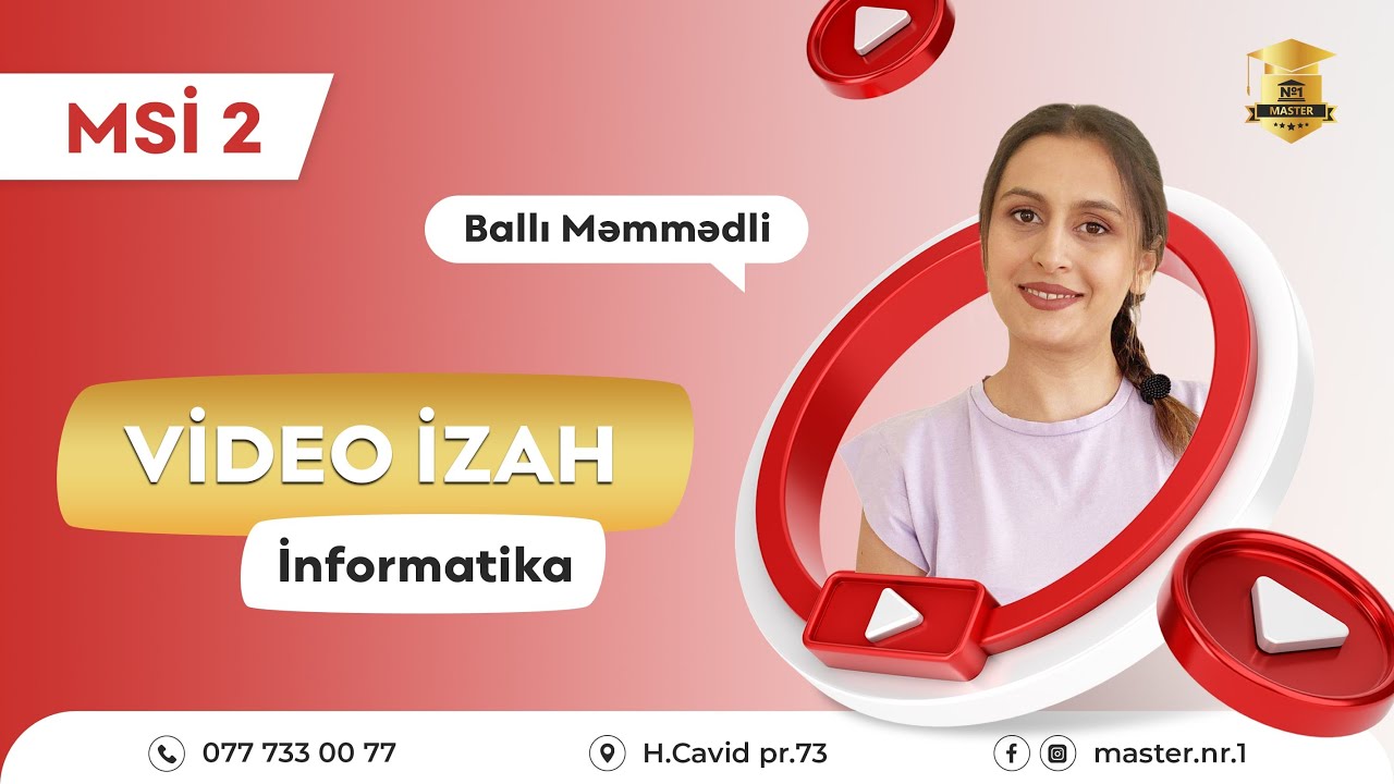 Mövzu Sınaq İmtahanı 2 - İnformatika