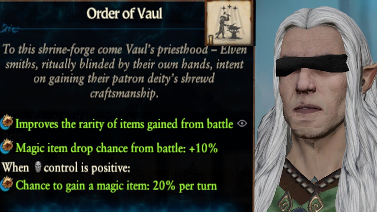 The Order of Vaul Unusual Location Gives Rare Items to the Elves, but There is a Problem..