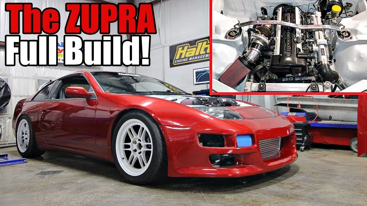 Building a 2JZGTE Swapped 300ZX in 12 Minutes!