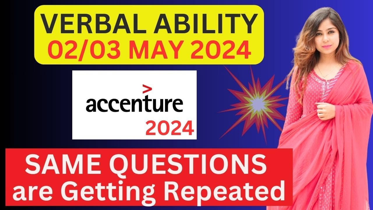 🔥Accenture 02-03/05/2024 Actual Questions Asked | Accenture Exact Questions🔥