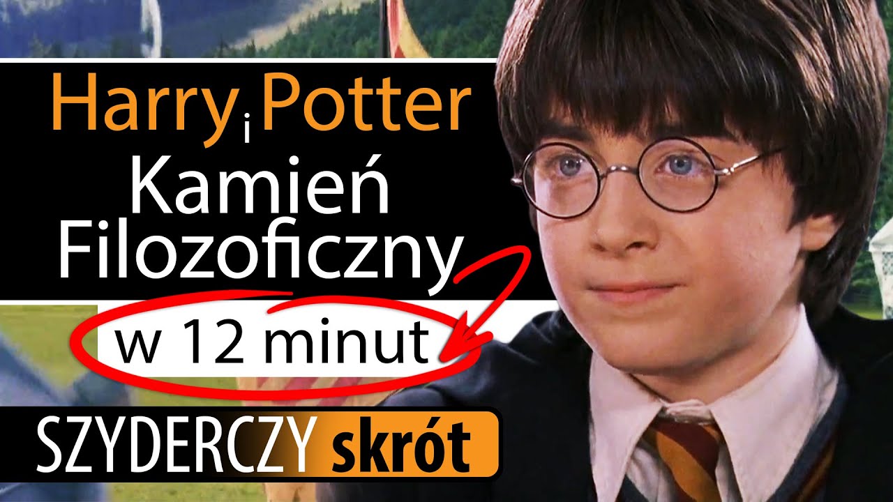 HARRY POTTER i KAMIEŃ FILOZOFICZNY w 12 minut | Szyderczy Skrót