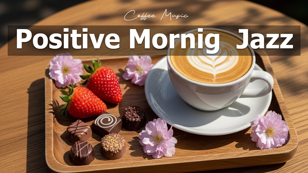 Positive Morning Jazz ☕ Positive Bossa Nova & Cozy Coffee Ambience for Happy Mood & Focus