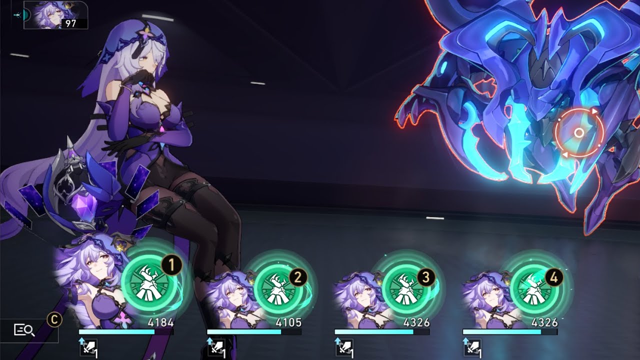 4 Black Swan Duplicate Team Showcase Deleting All Weekly Boss + Can Multiply Summon Honkai Star Rail