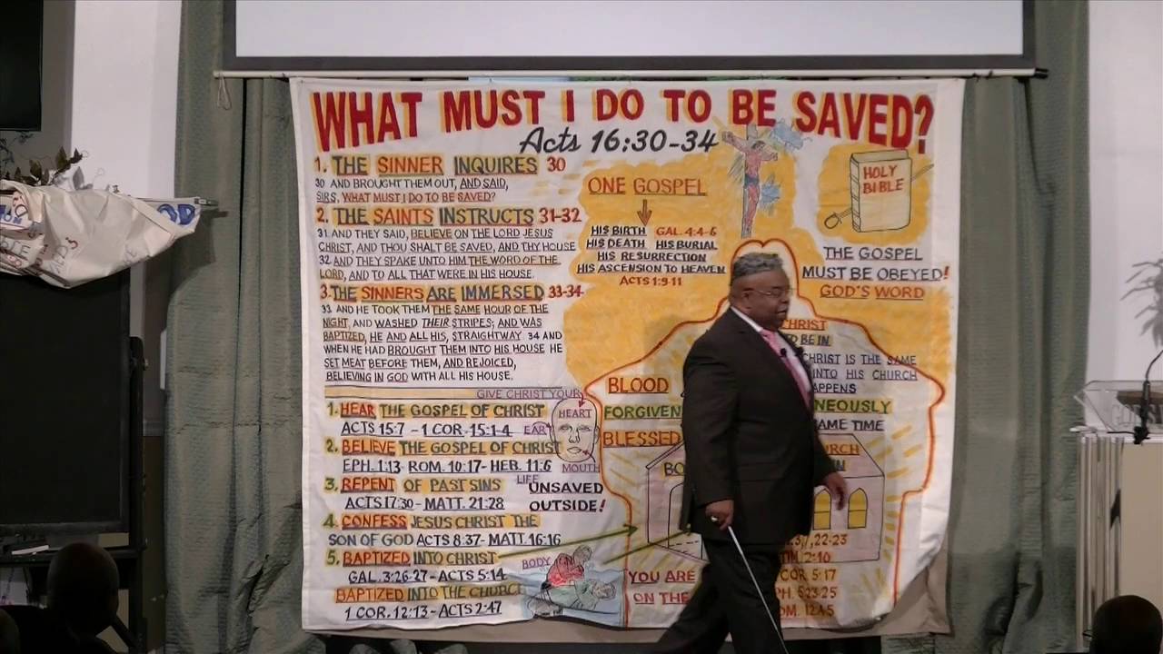 WHAT MUST I DO TO BE SAVED