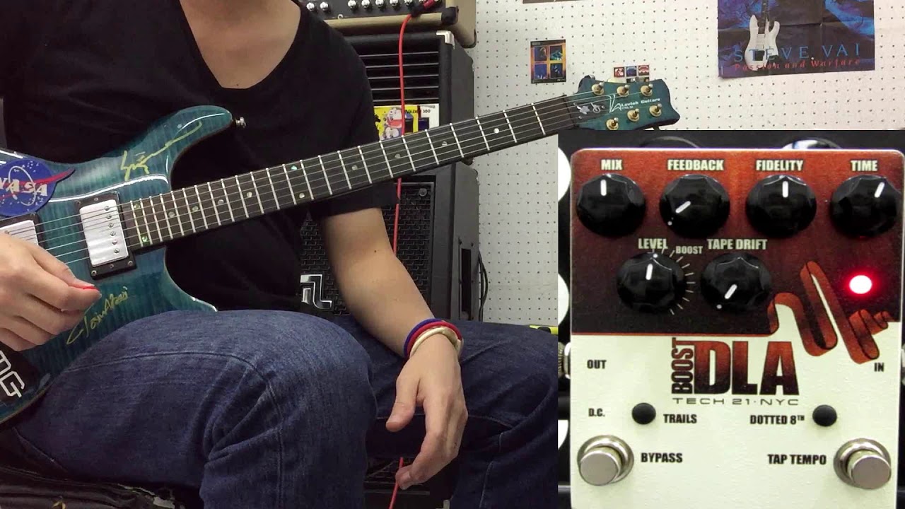 รีวิวเอฟเฟคกีตาร์ TECH 21 NYC Boost D L A  Analog Delay Emulator with Clean Boost and Tap Tempo v2
