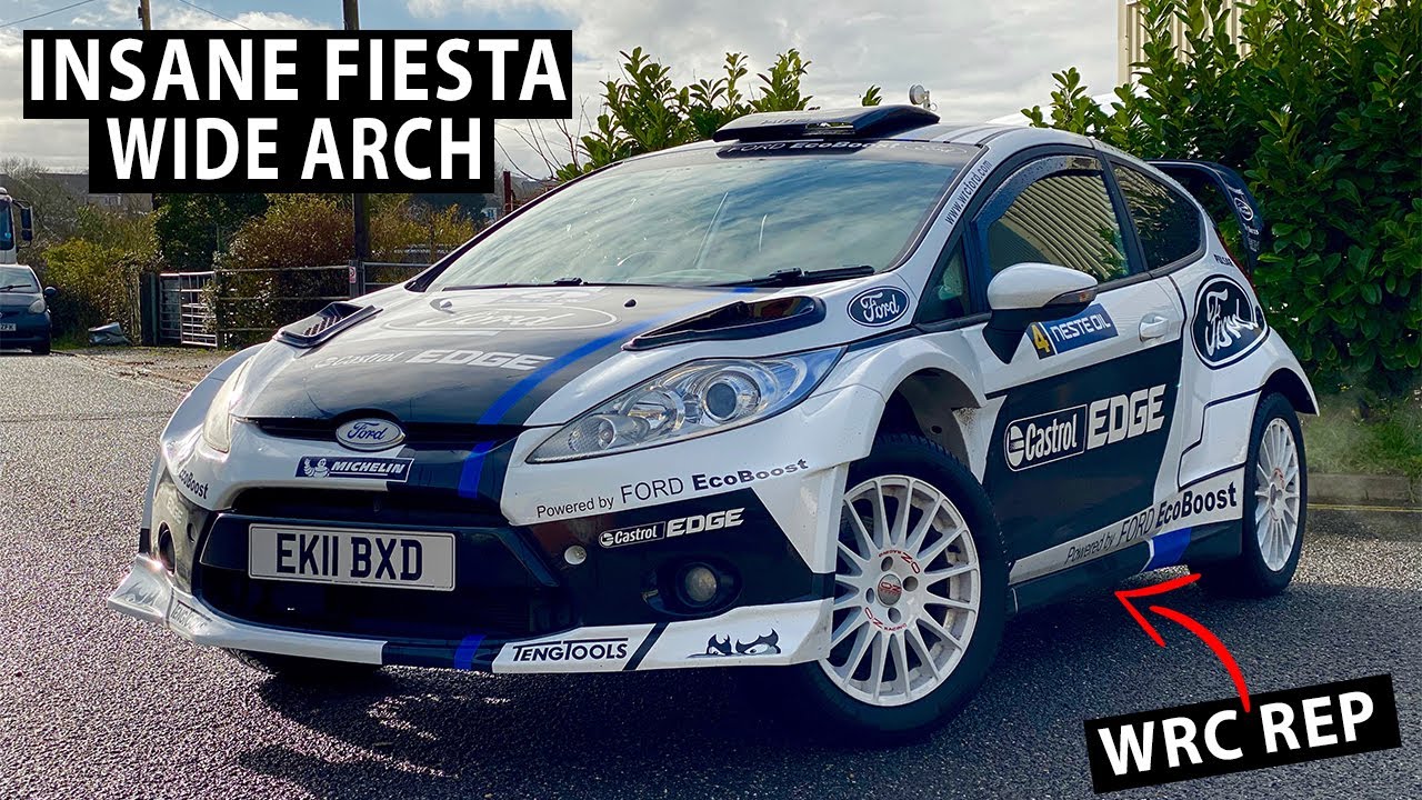 THE WIDE ARCH FIESTA IS DONE **HUGE WRC INSPIRED KIT**