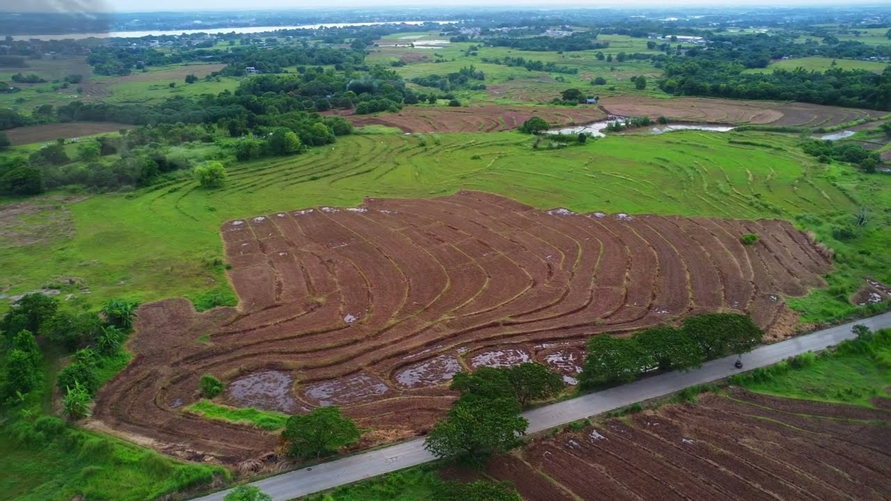 Aerial view on Maronquillo San Rafael Bulacan