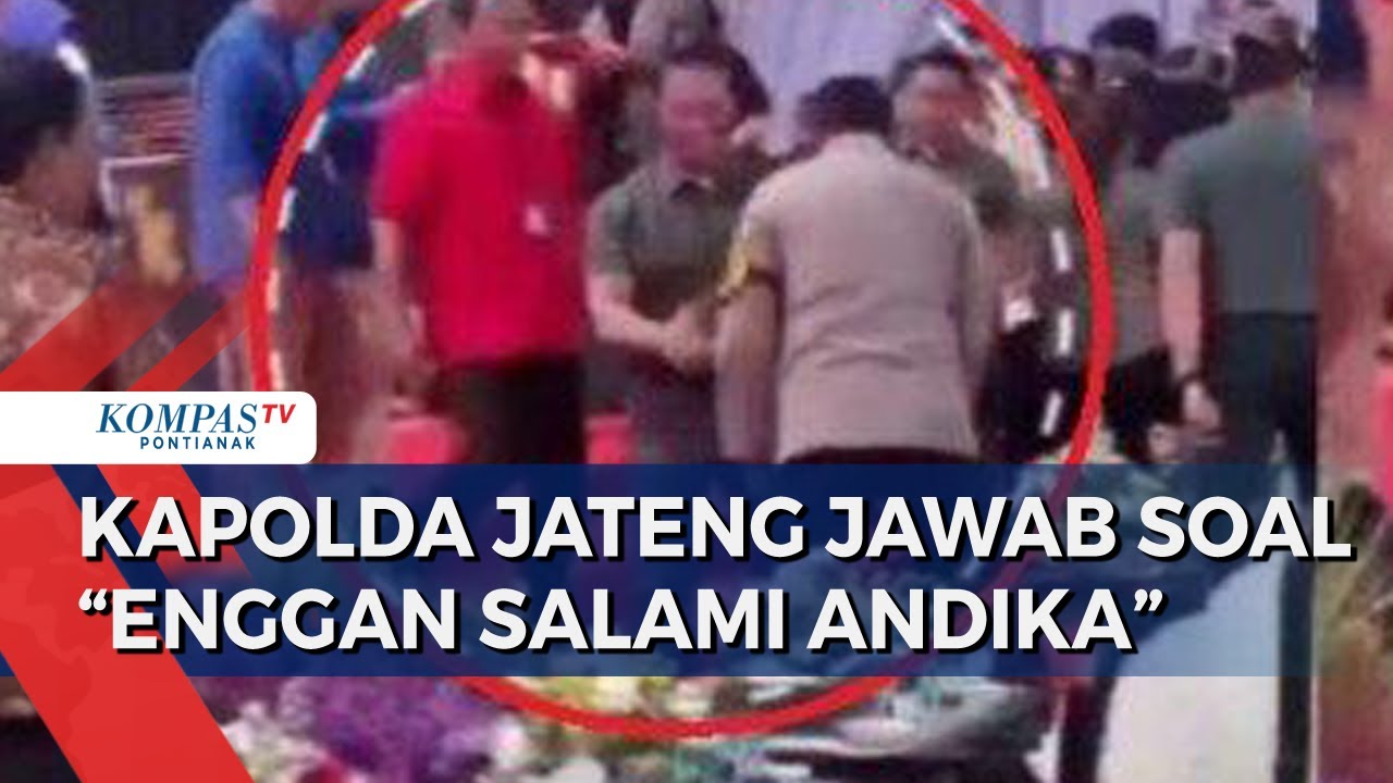 Diduga Enggan Salami Cagub Andika Perkasa, Ini Kata Kapolda Jateng