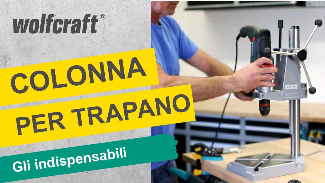 Come forare con la colonna per trapano |wolfcraft